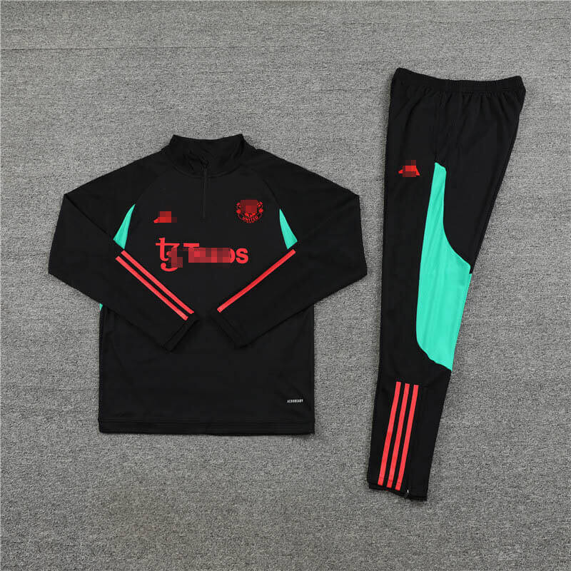 Sudadera Entrenamiento Manchester United 2023/2024 Niño Kit Negro/Verde